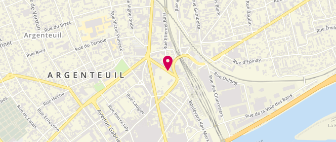 Plan de MONVOISIN-GUYOMARC'H Jacqueline, 4 Boulevard Maurice Berteaux, 95100 Argenteuil