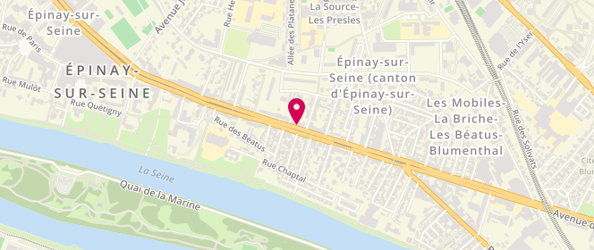 Plan de KHELIL Nacira, 97 Avenue de la Republique, 93800 Épinay-sur-Seine