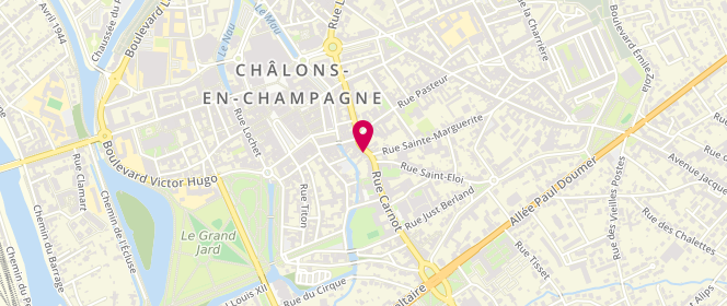 Plan de DEPAIX Bruno, 16 Rue Carnot, 51000 Châlons-en-Champagne