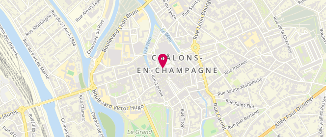 Plan de MORO Jean, 3 Rue des Lombards, 51000 Châlons-en-Champagne