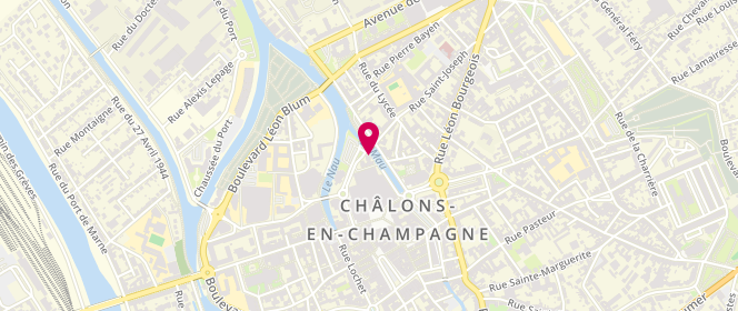 Plan de NIEDERLENDER Pascal, 9 Quai Barbat, 51000 Châlons-en-Champagne