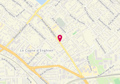 Plan de MOREAU Frédéric, 122 Avenue d'Enghien, 95880 Enghien-les-Bains