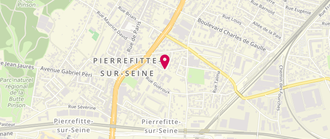 Plan de ZHEREVA Nevena, 32 Avenue Victor Hugo, 93380 Pierrefitte-sur-Seine