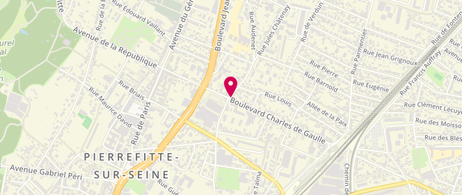 Plan de DJEBBES Smaïl, 43 Boulevard Charles de Gaulle, 93380 Pierrefitte-sur-Seine