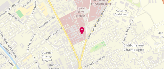 Plan de MONTIGNY Emmanuel, 1 Chemin de Bouy, 51022 Châlons-en-Champagne