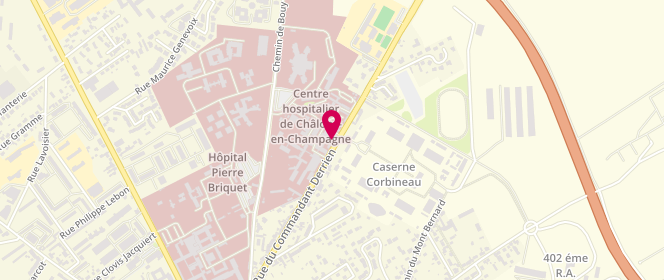 Plan de HRISTOVA Galina, 51 Rue du Commandant Derrien, 51005 Châlons-en-Champagne