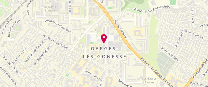 Plan de DJOULFAYAN Aïda, 12 Avenue de la Commune de Paris, 95140 Garges-lès-Gonesse