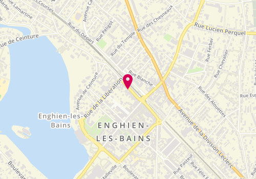 Plan de LETENDRE Irène, 11 Rue de l'Arrivée, 95880 Enghien-les-Bains