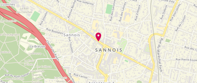 Plan de DUBOIS Francis, 83 Boulevard Charles de Gaulle, 95110 Sannois