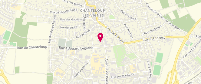 Plan de DELHOMME Daniel, 3 Rue du General Leclerc, 78570 Chanteloup-les-Vignes