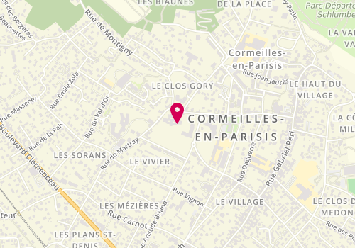 Plan de TAWFIKI Malika, 35 Rue Aristide Briand, 95240 Cormeilles-en-Parisis