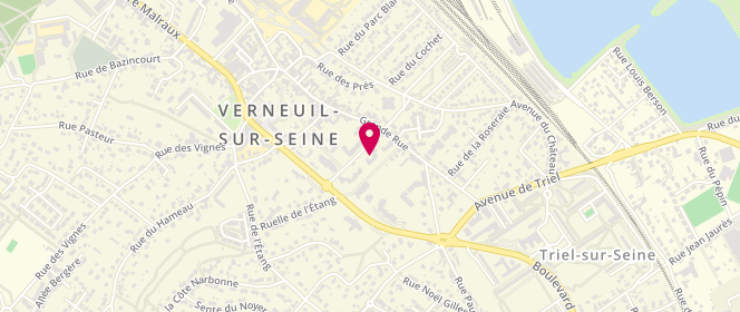 Plan de AMAR Richard, 7 Rue du Marechal Koenig, 78480 Verneuil-sur-Seine