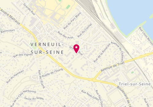 Plan de GMEREK Raymond, 1 Rue du Marechal Koenig, 78480 Verneuil-sur-Seine