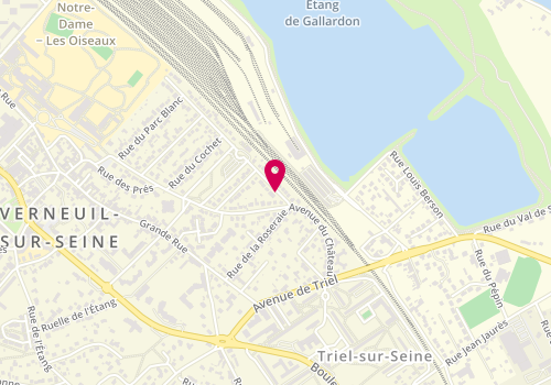 Plan de Docteur Nadim Merheb, 5 Avenue du Chemin de Fer, 78480 Verneuil-sur-Seine