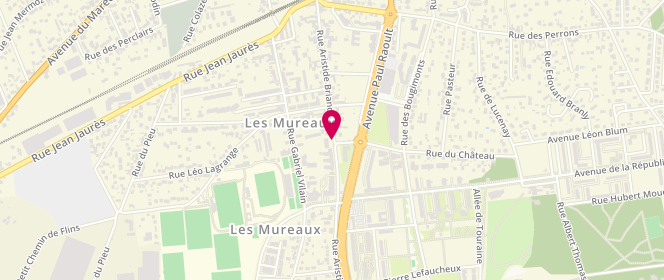 Plan de KROUMA Aziz, 68 Rue Aristide Briand, 78130 Les Mureaux