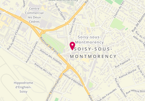 Plan de BEDEL-CHAUVAUD Julie, 40 Rue Carnot, 95230 Soisy-sous-Montmorency