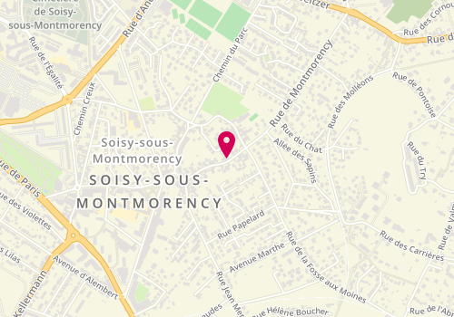Plan de LGOUMRI Denise, 21 Bis Rue de Montmorency, 95230 Soisy-sous-Montmorency