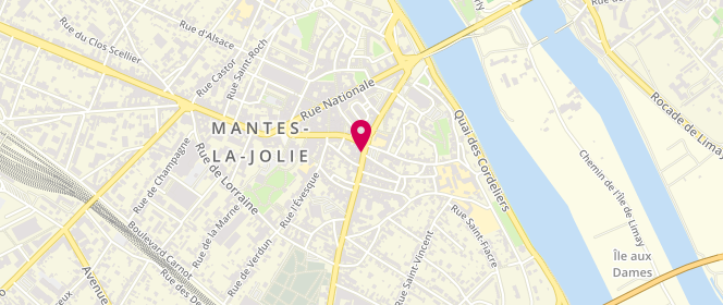Plan de BENCHIMOL Jean Marc, 8 Rue Porte Aux Saints, 78200 Mantes-la-Jolie