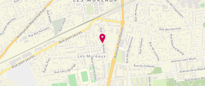 Plan de FARCY Emmanuelle, 44 Rue Aristide Briand, 78130 Les Mureaux