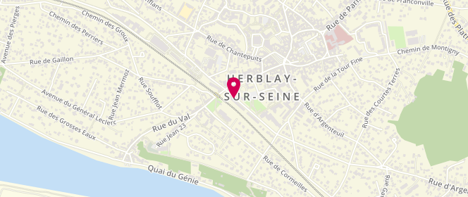 Plan de PASSERON Joëlle, 17 Boulevard du 11 Novembre, 95220 Herblay-sur-Seine