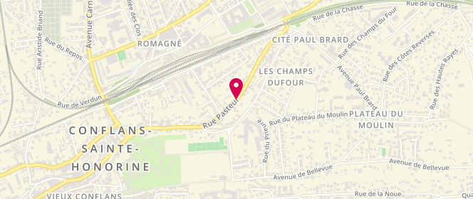 Plan de CHEKROUN Ahmed, 64 Rue Pasteur, 78700 Conflans-Sainte-Honorine