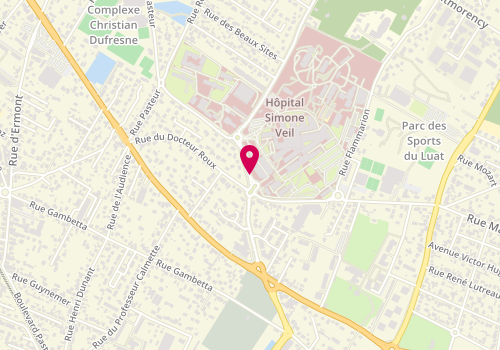 Plan de LADJAL Chahrazed, 14 Rue de Saint Prix, 95602 Eaubonne