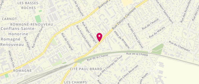 Plan de BOUCETTA Khalid, 35 Rue Désiré Clément, 78700 Conflans-Sainte-Honorine