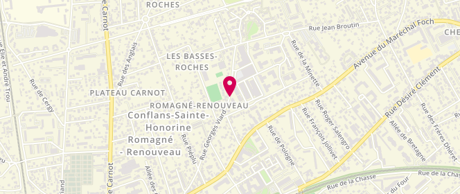 Plan de Bénarif Fatiha, 40 Rue Georges Viard, 78700 Conflans-Sainte-Honorine