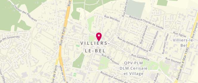 Plan de CAVILLON Richard, 14 Rue de la Republique, 95400 Villiers-le-Bel