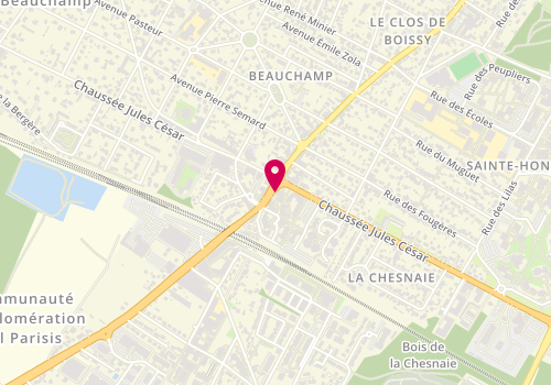 Plan de GUILLOT Laurence, 20 Avenue de la Gare, 95250 Beauchamp