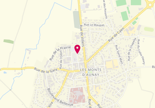 Plan de RIED Johanne, 6 Place du Marche, 14260 Les Monts d'Aunay