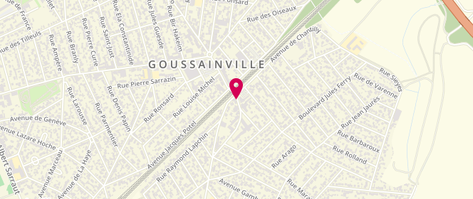 Plan de VANNAXAY Daniel, 24 Rue Victor Basch, 95190 Goussainville