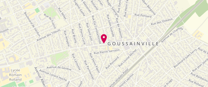 Plan de FUCHS Laurent, 89 Boulevard Paul Vaillant Couturier, 95190 Goussainville
