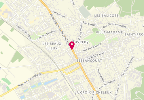 Plan de DELATTRE Maryse, 17 Avenue de la Republique, 95550 Bessancourt