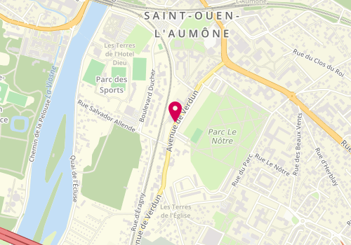 Plan de QUIGNON Nicole, 82 Avenue de Verdun, 95310 Saint-Ouen-l'Aumône