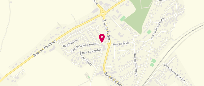 Plan de WEBERT Pierre, 44 Rue Saint Sauvant, 57730 Valmont