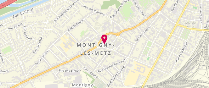 Plan de FROMAGET Elisabeth, 20 Rue de l'Hotel de Ville, 57950 Montigny-lès-Metz