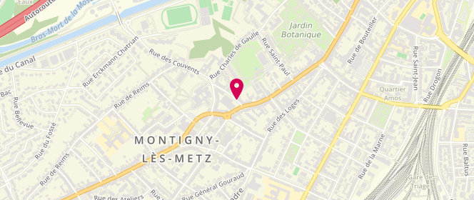 Plan de RENKES Isabelle, 5 Rue Meurisse, 57950 Montigny-lès-Metz