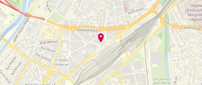 Plan de BOUBAYA Ahmed, 3 Place du General de Gaulle, 57000 Metz