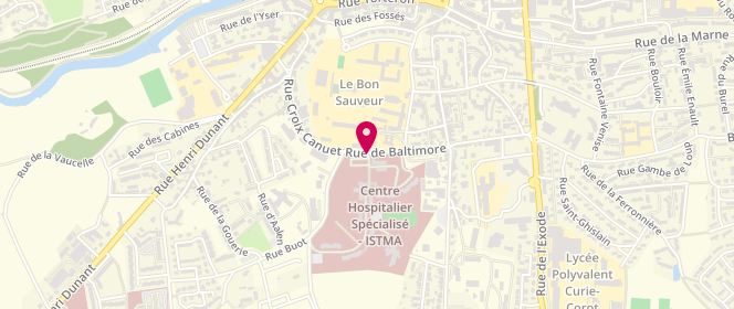 Plan de BUSSER Paul, 66 Rue de Baltimore, 50008 Saint-Lô