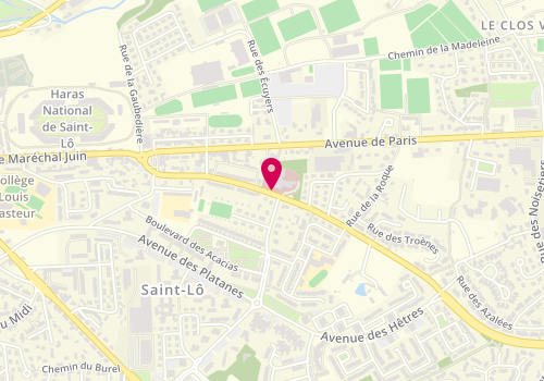 Plan de GHECK Laurent, 45 Rue du General Koënig, 50008 Saint-Lô