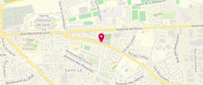 Plan de BIDAULT Clément, 45 Rue du General Koenig, 50008 Saint-Lô