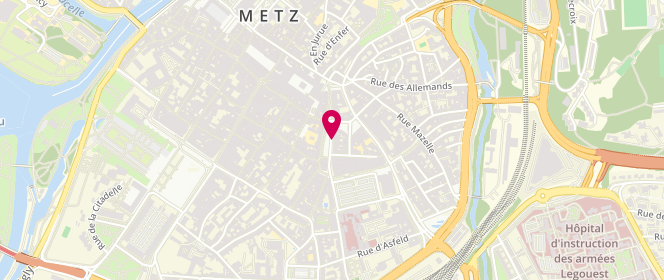Plan de MASIUS André, 36 Place Saint Louis, 57000 Metz