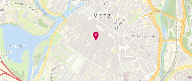 Plan de NETTER-GRUBAIN Sophie, 15 Rue Serpenoise, 57000 Metz