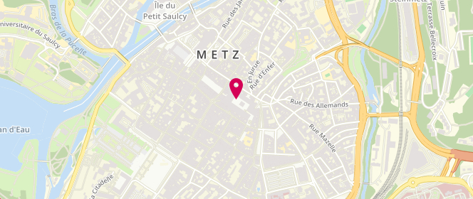 Plan de CAMPIGLIA-SABOURIN Anne Sophie, 18 Place du Forum, 57000 Metz
