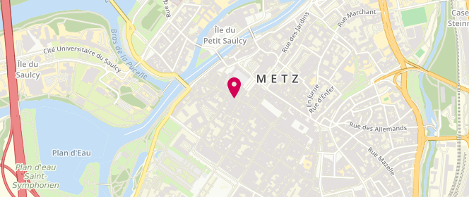 Plan de AMBERT Didier, 24 Rue du Palais, 57000 Metz