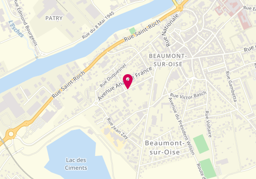 Plan de MINNI Jérôme, 16 Rue de l'Isle Adam, 95260 Beaumont-sur-Oise