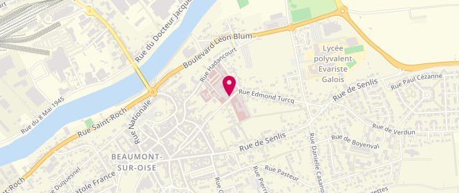 Plan de MANFALOUTI Zakaria, 25 Rue Edmond Turcq, 95260 Beaumont-sur-Oise