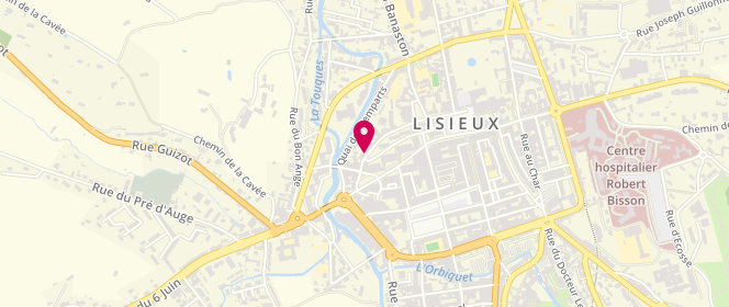 Plan de ABBATE-LERAY Pascale, 26 Rue du Docteur Degrenne, 14100 Lisieux