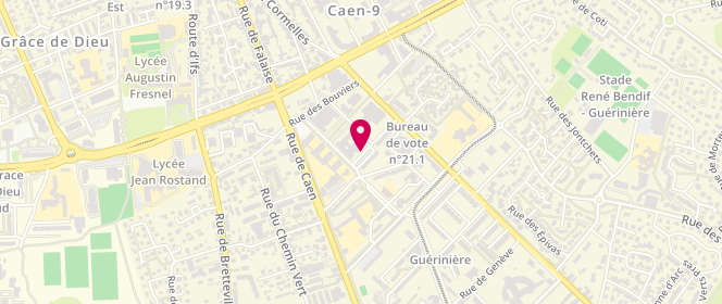 Plan de ANTHUNE Bruno, 10 Rue du Chateau d'Eau, 14000 Caen